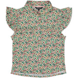 BLOUSE | AOP Green Flower