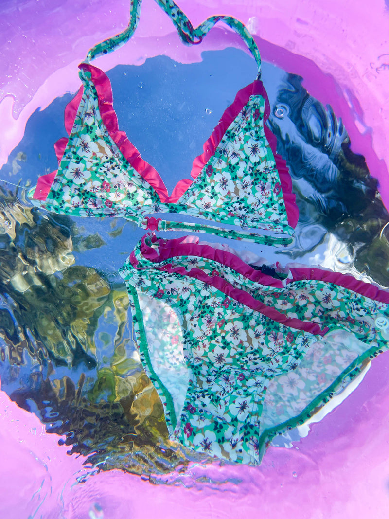 BIKINI | AOP Green Flower