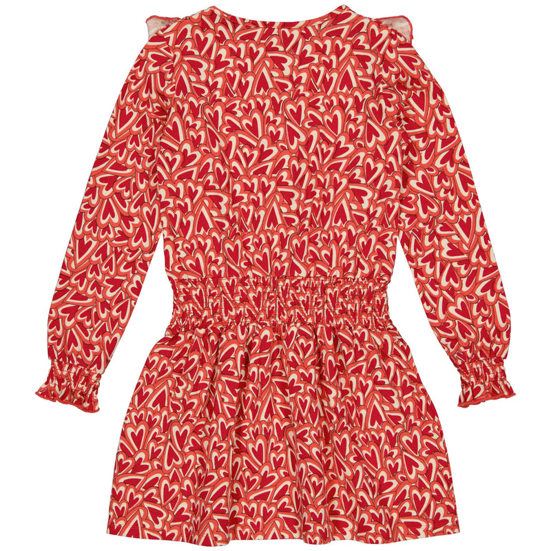 DRESS | AOP Red Hearts