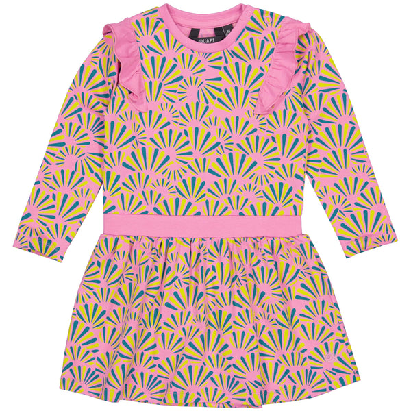 DRESS | AOP Pink Leaves