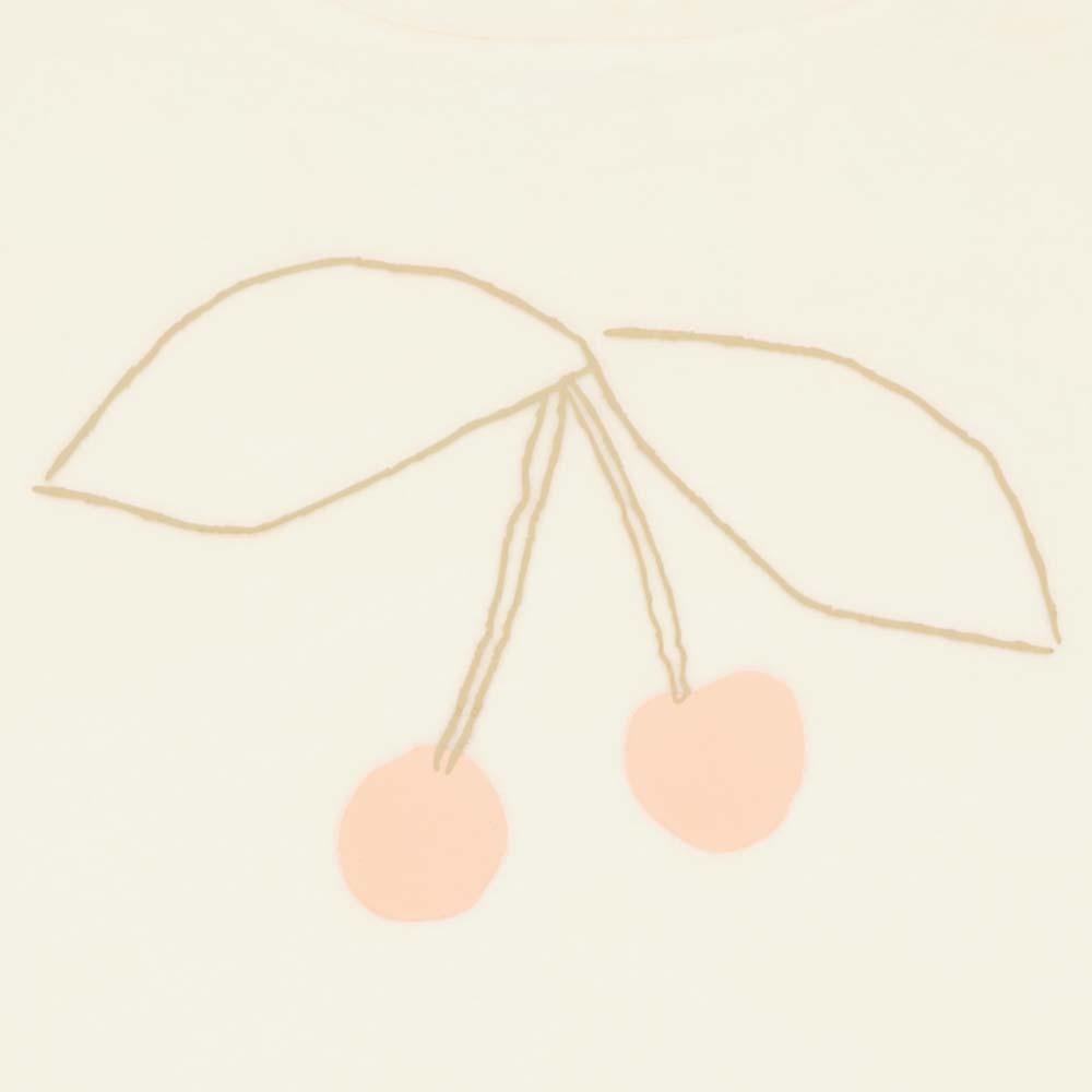 Pyjama gebroken wit met kersenprint | AOP Orange Sketch