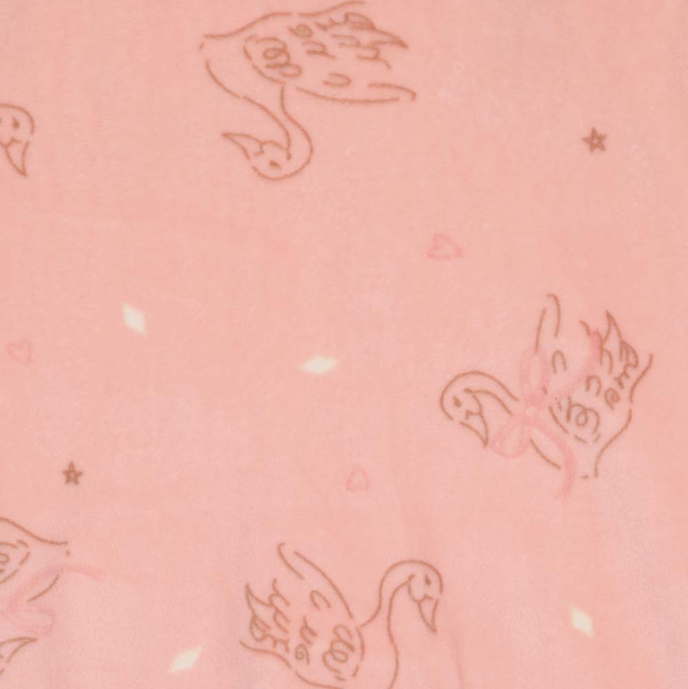 Pyjama roze met zwanenprint | AOP Pink Animal