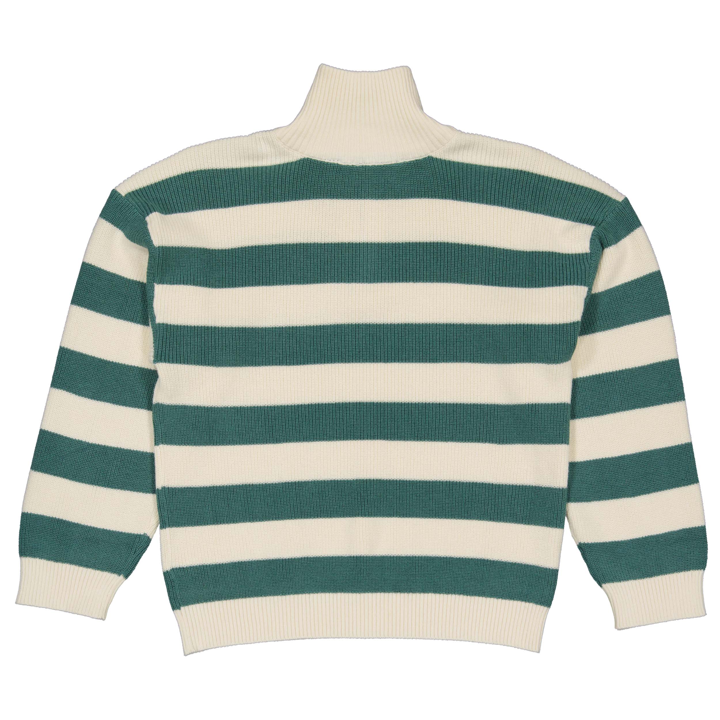 Pullover groen/wit gestreept | AOP Green Stripe