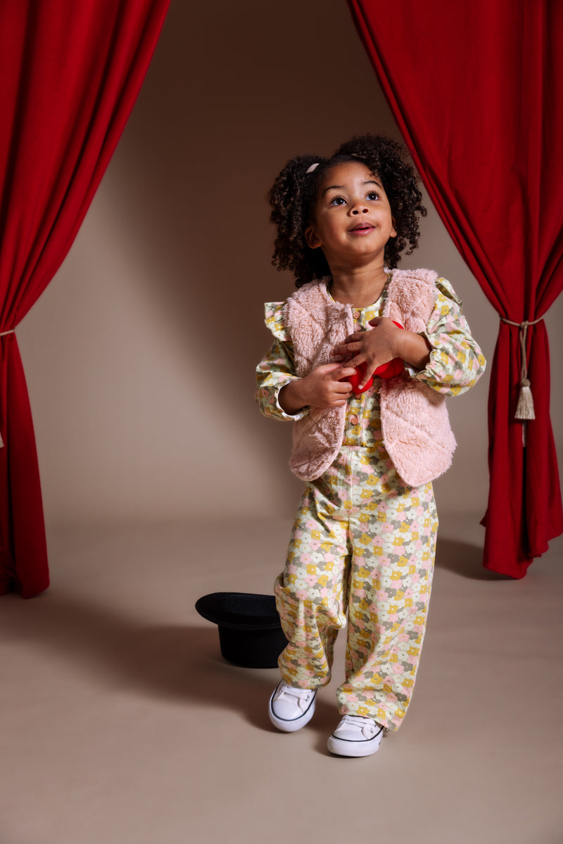 Jumpsuit bloem | AOP Pink Flower