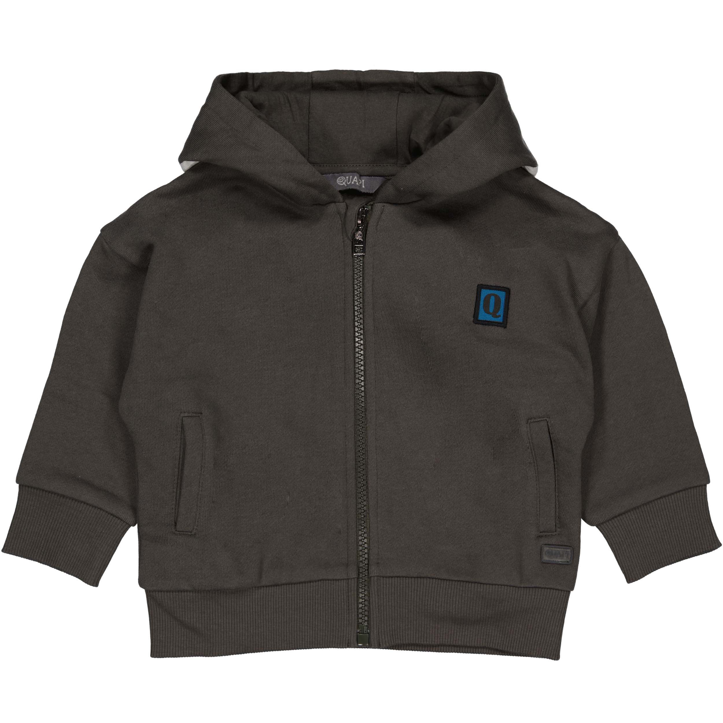 Hooded cardigan donkergrijs | Dark Grey