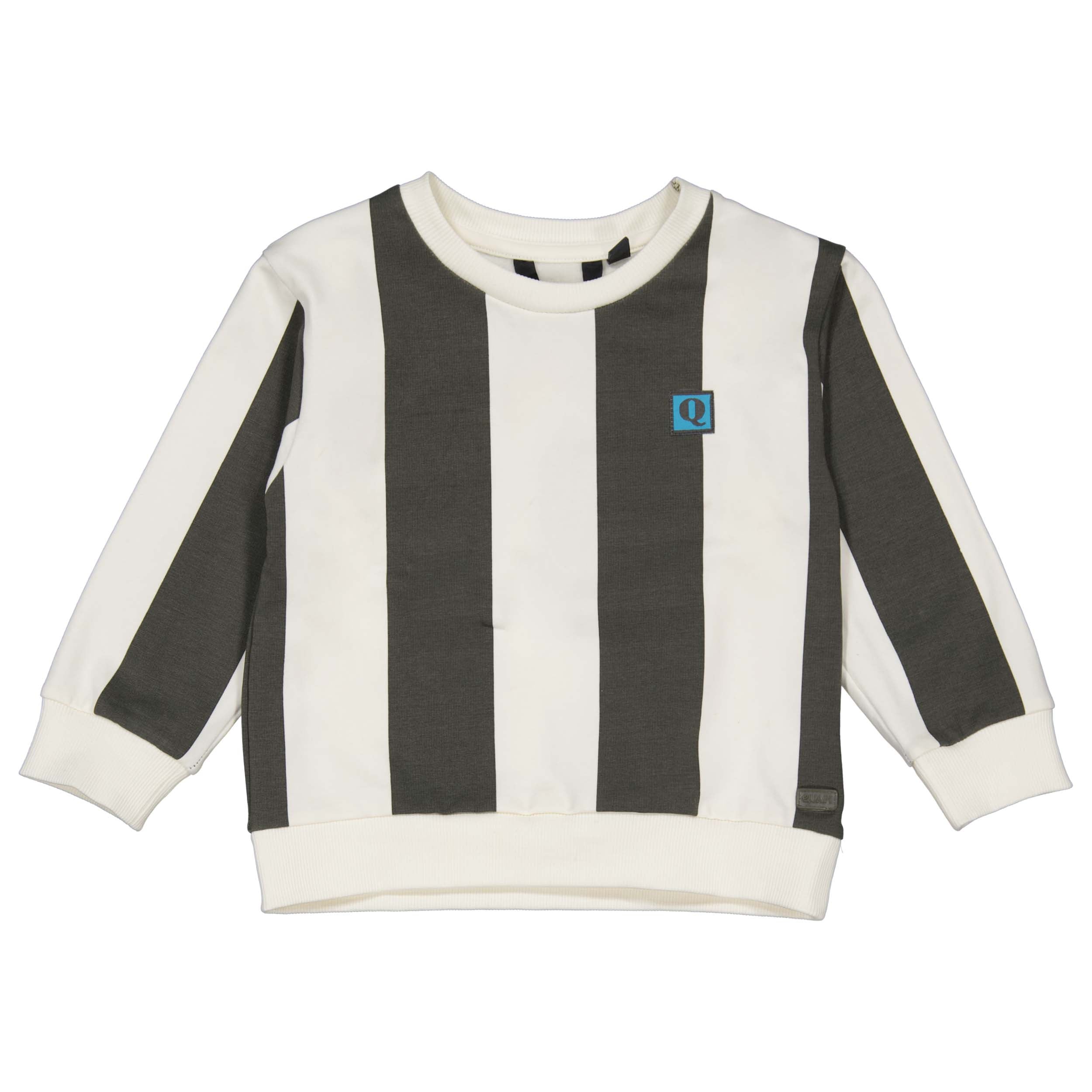 Sweater gestreept | AOP Dark Green Stripe