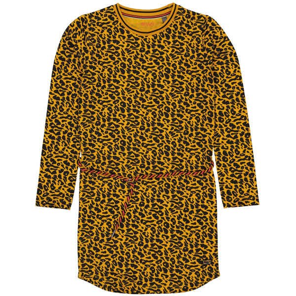 DRESS | AOP Yellow Animal