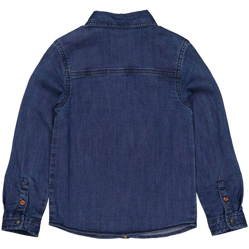 BLOUSE | Dark Blue Denim