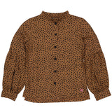 BLOUSE | AOP Brown Dot