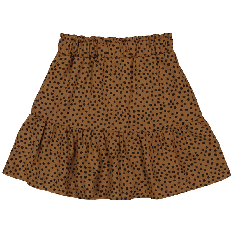 SKIRT | AOP Brown Dot