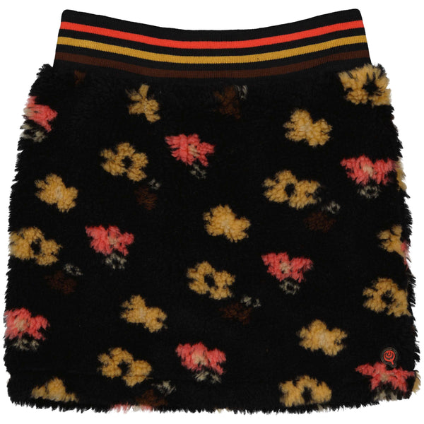 SKIRT | AOP Black Flower