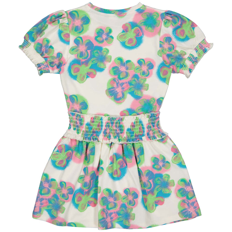 DRESS | AOP Blue Flower