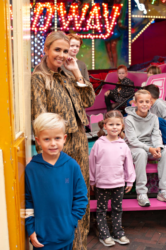 Flairbroek zwart | AOP Black Animal Pants