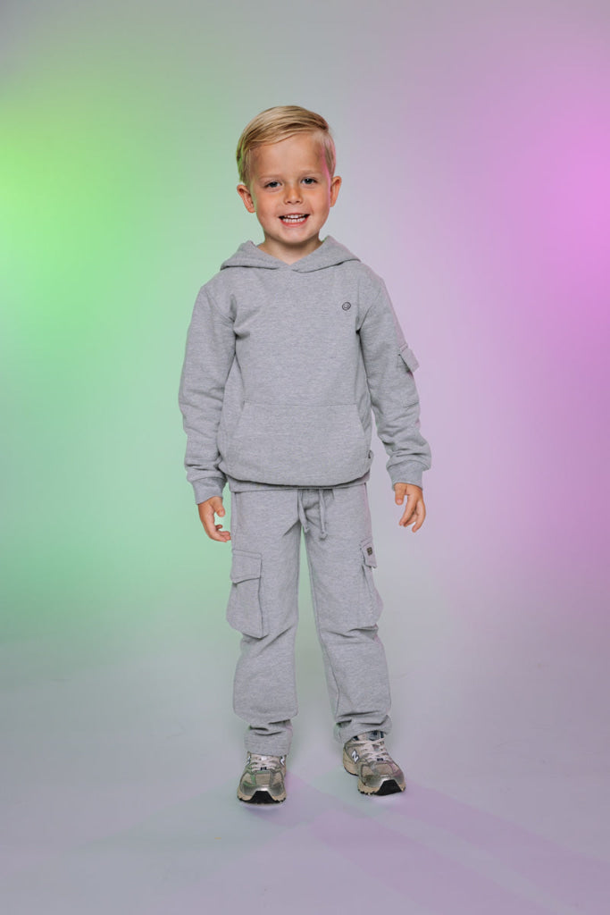 Hooded sweater grijs | Grey Melee Sweater