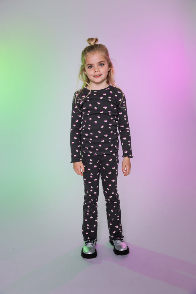 Shirt zwart | AOP Black Animal Shirt